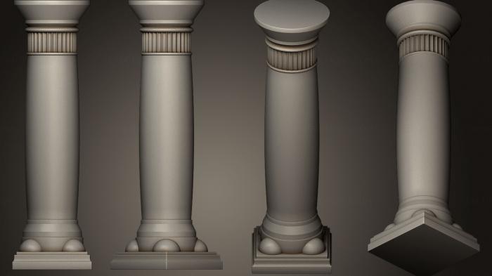 Columns (KL_0084) 3D model for CNC machine